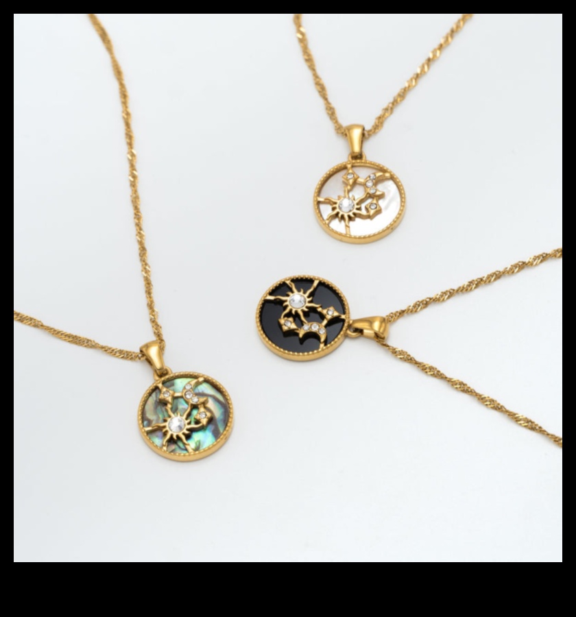 السحر السماوي: اكتشف الجمال السماوي لمجموعة القلائد لدينا