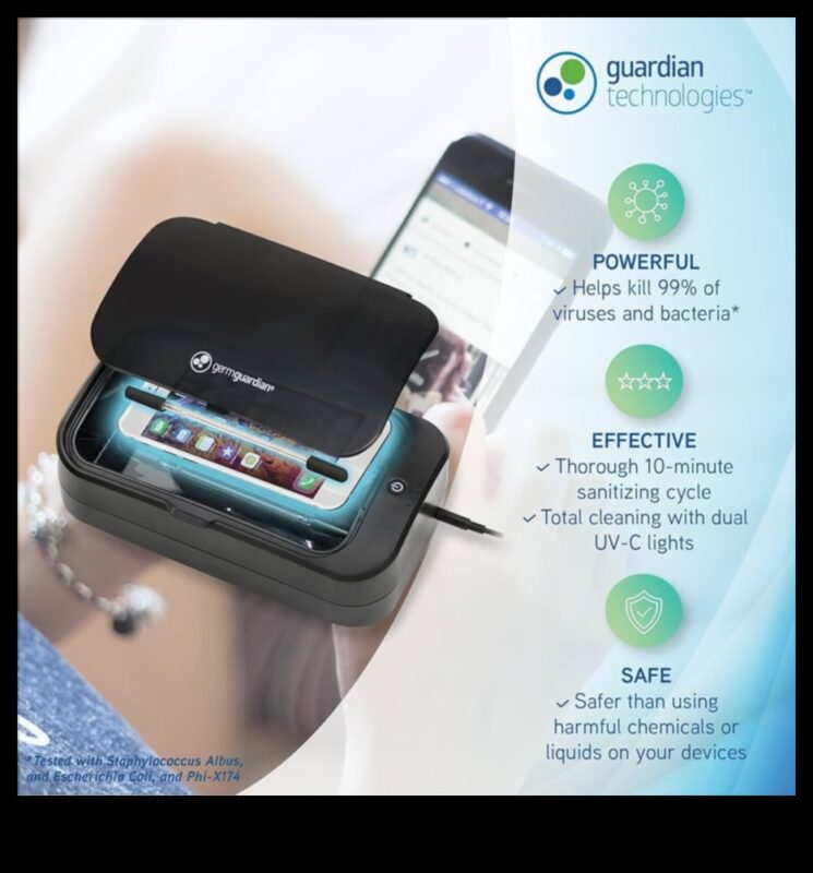 نظافة الهاتف: معقمات الأشعة فوق البنفسجية وملحقات التنظيف