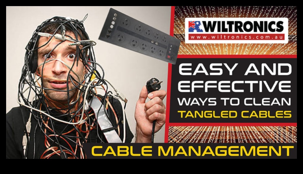 معالجات إدارة الأسلاك: حلول لتنظيم الإلكترونيات المنزلية