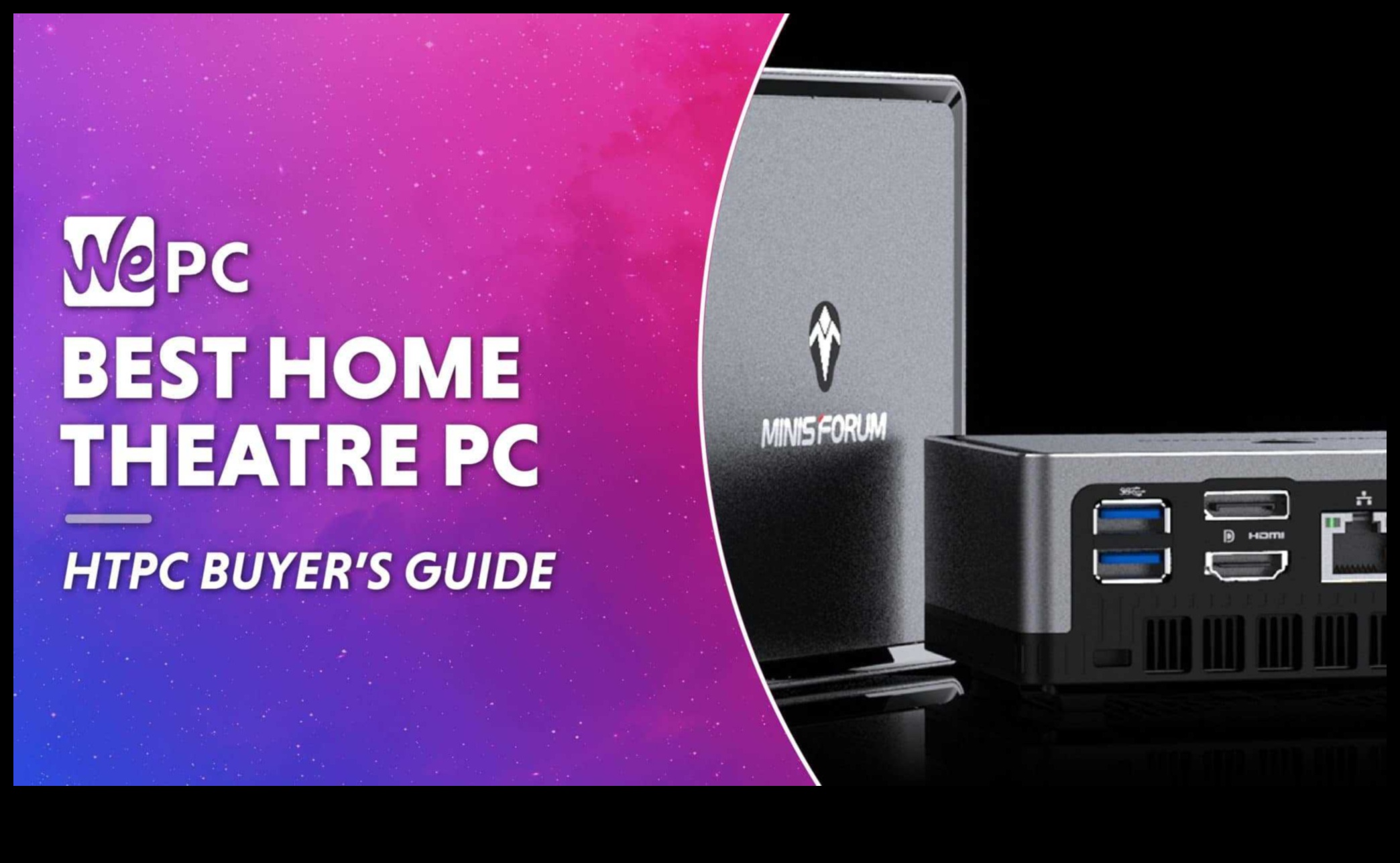 مكونات مدمجة لأجهزة HTPC: إنشاء كمبيوتر مسرح منزلي