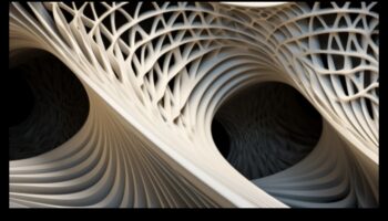 مساحة النحت: عجائب ثلاثية الأبعاد في شكل تجريدي