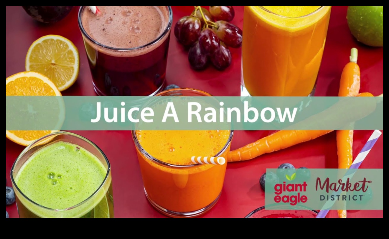 قوس قزح السائل: استكشاف مجموعة واسعة من الألوان في خلطات عصير التخلص من السموم