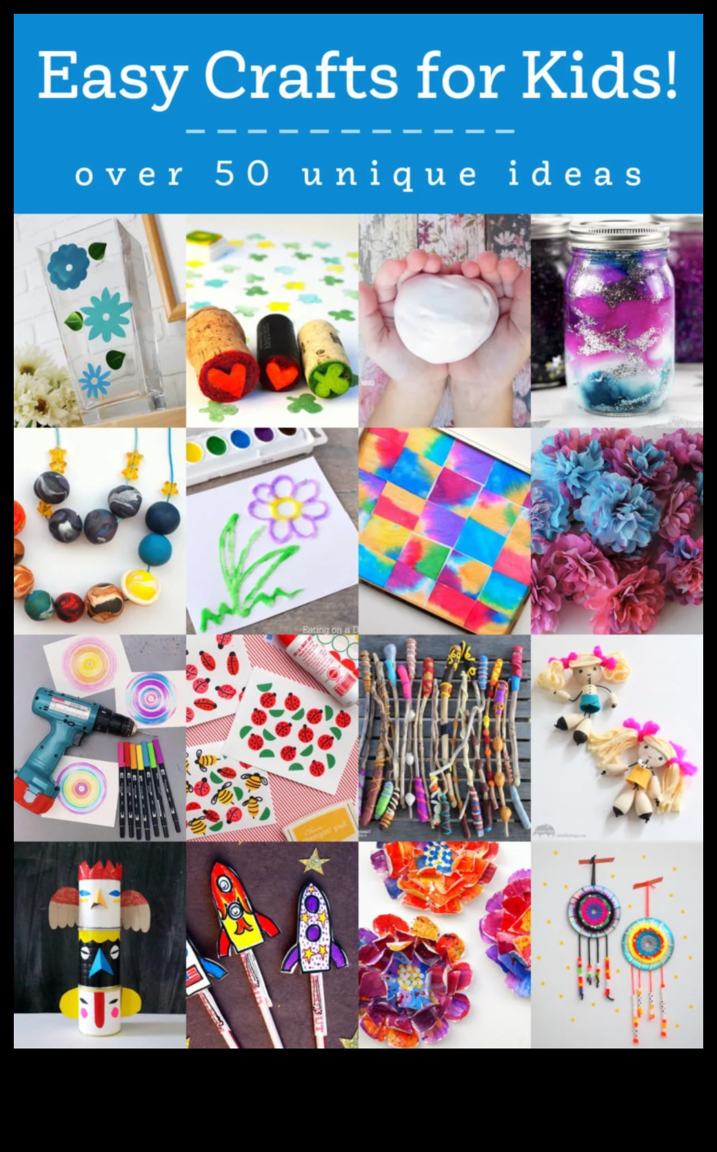 الأطفال المبدعون: أعمال يدوية ممتعة وسهلة للحرفيين الصغار