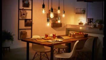 المعيشة المضيئة: المصابيح الذكية وإلكترونيات الإضاءة للمنازل الأنيقة